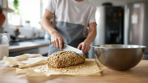 Maak dit snelle zadenbrood in 10 minuten voor de hele week, glutenvrij en smaakvol, voor minder dan €2 per portie.